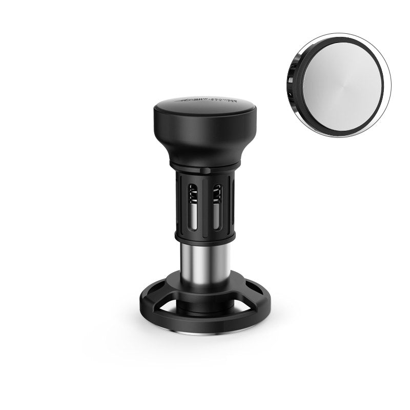 MHW-3BOMBER Yu Series Impact Tamper 58,35 mm tamper en noir avec base plate (Flat)