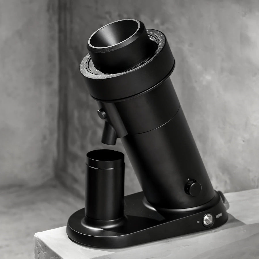 WPM ZP-1 Single Dose Kaffeemühle Schwarz mit 64mm Flat Burrs