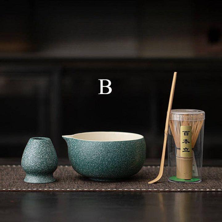 Gohobi - Gohobi Ceramic Matcha Set 016: Green / B - Coffee Coaching Club GmbH