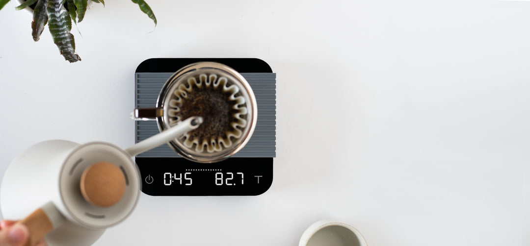 Acaia Pearl Flow-Rate-Anzeige beim Pour-Over – Coffee Coaching Club 9