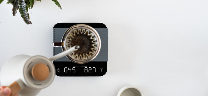 Acaia Pearl Flow-Rate-Anzeige beim Pour-Over – Coffee Coaching Club 9