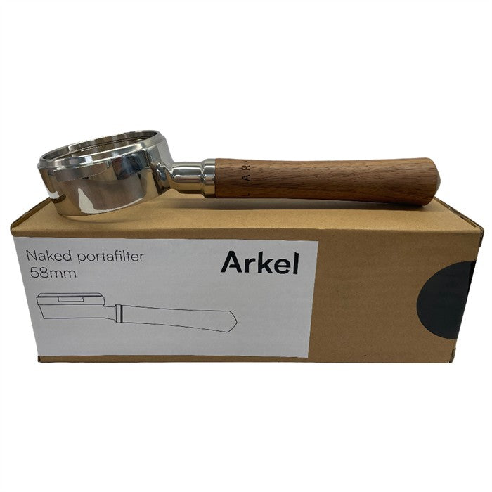 Arkel Premium Siebträger 58mm – Haptische Perfektion aus Holz & Edelstahl