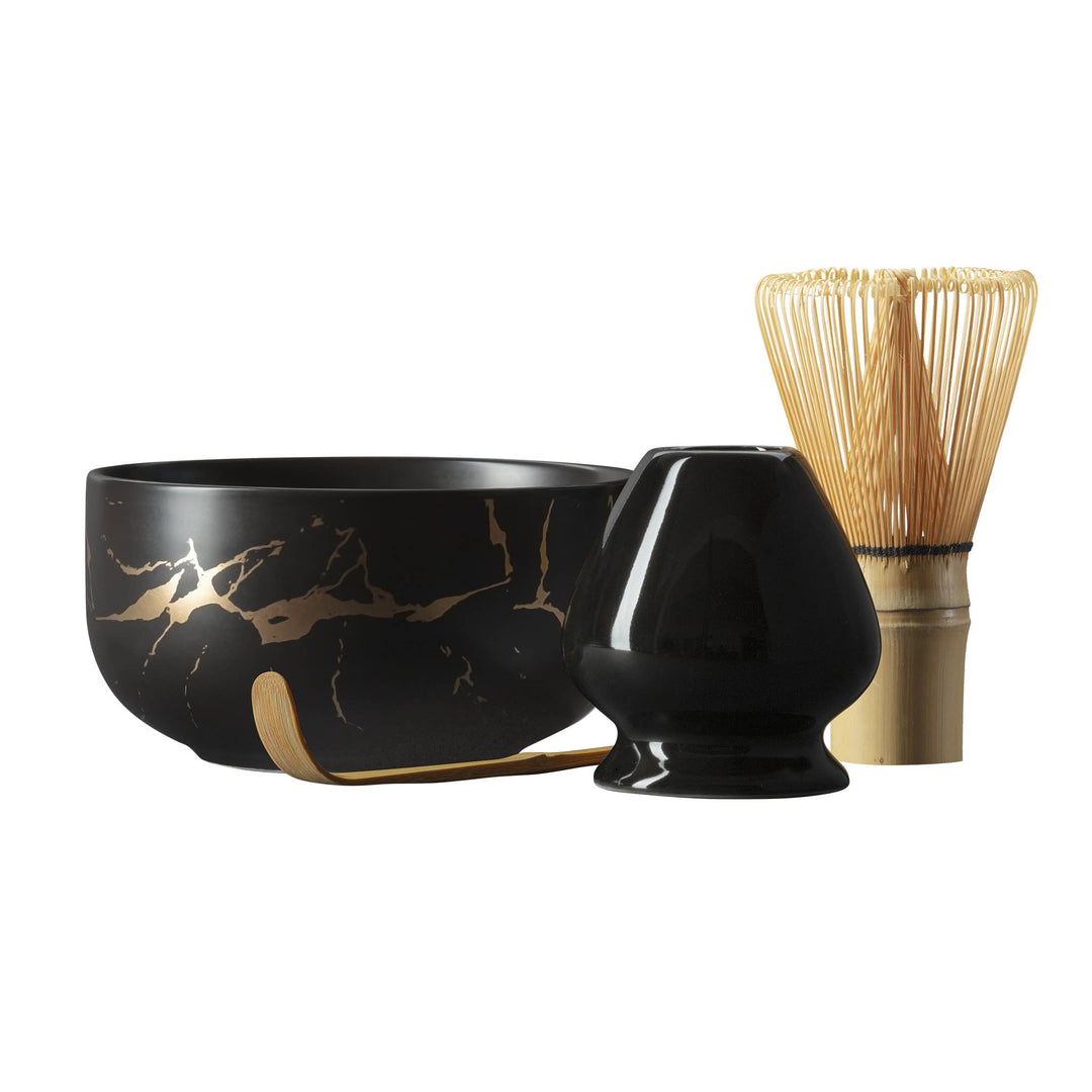 Matcha Magic - KINIRO MATCHA SET Schwarz-Kupfer