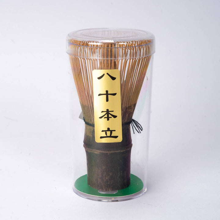 Urban Tokyo - Matcha Whisk Chasen 4"H 80 Prong Purple Bamboo Whisk (1/100) - Coffee Coaching Club 4