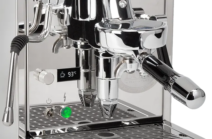 ECM Classika III écran OLED et bouton rotatif sous le groupe – Coffee Coaching Club 4