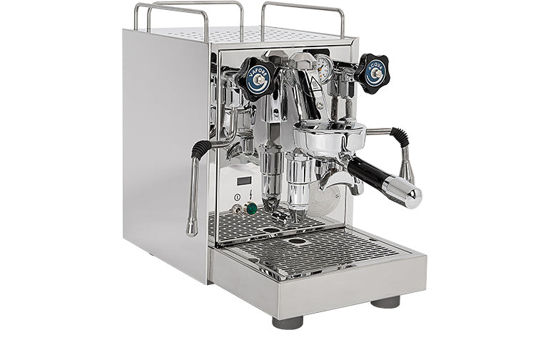 ECM Mechanika VI Slim PID Chrom – Ansicht schräg von vorne – Coffee Coaching Club 10