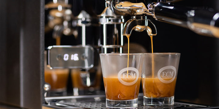 ECM Puristika Espressobezug in zwei Gläser mit Timer im Display – Coffee Coaching Club 9