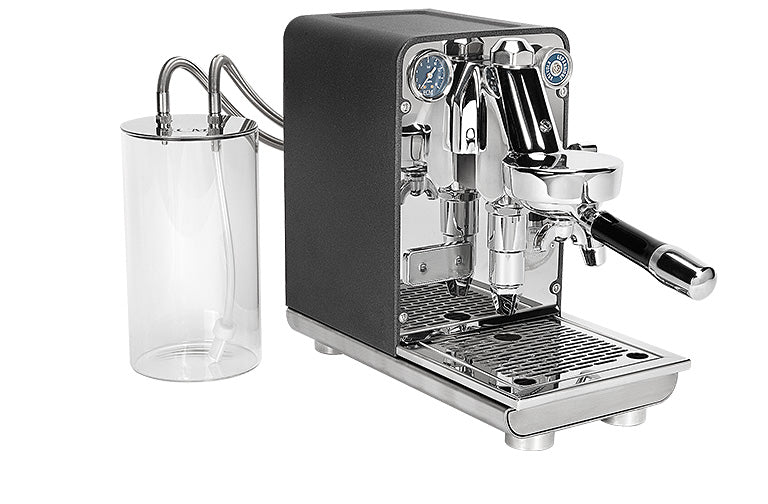 ECM Puristika seitlich mit Gehäuse in Anthrazit – Coffee Coaching Club 11