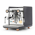 ECM Synchronika Heritage Line double chaudière en anthracite avec accents cuivre - Coffee Coaching Club 1