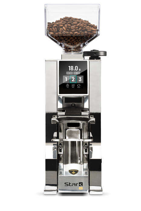 Eureka Mignon Stark W Espressomühle Chrom 65 mm – Coffee Coaching Club 1