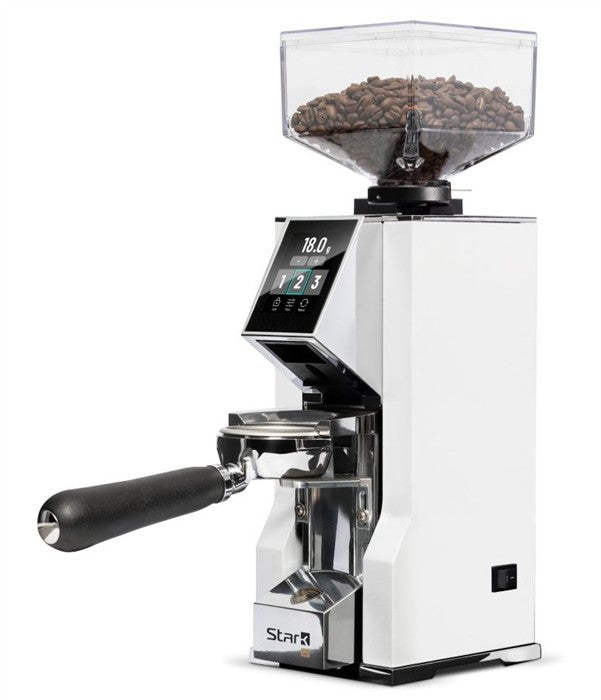 Eureka Mignon Stark W Espressomühle Weiß 65 mm – Coffee Coaching Club 3