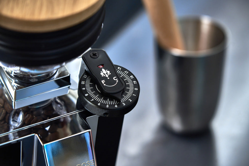 Eureka Oro Single Dose Pro King-Size-Mahlgradrad mit Drehzähler – Coffee Coaching Club 13