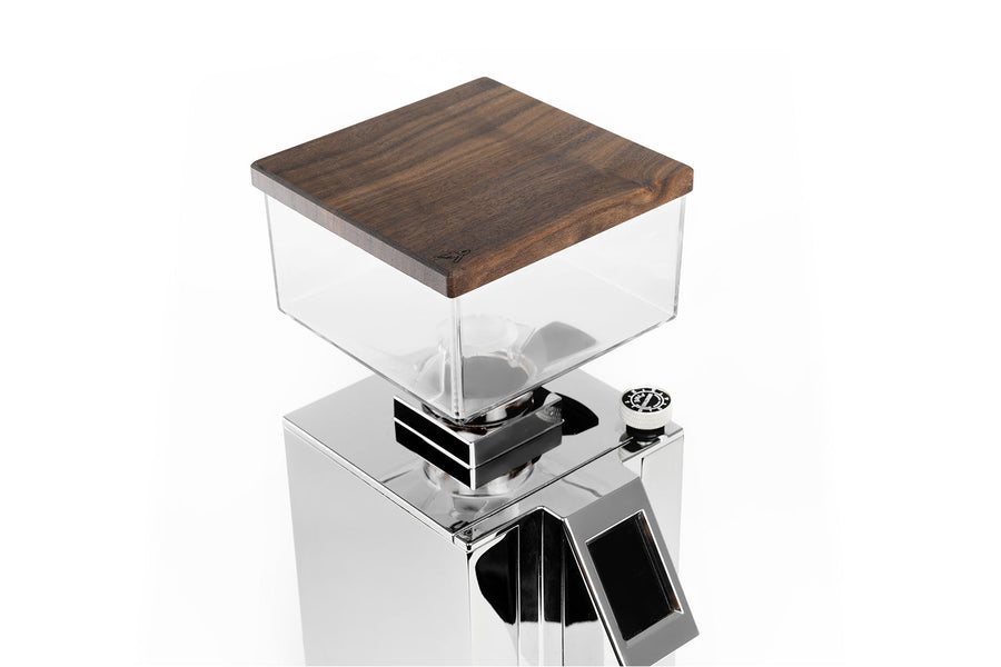 Eurista Holzdeckel Nuss – Echtholzdeckel für Eureka New Mignon – Coffee Coaching Club