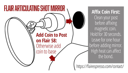 Flair Articulating Shot Mirror - Coffee Coaching Club