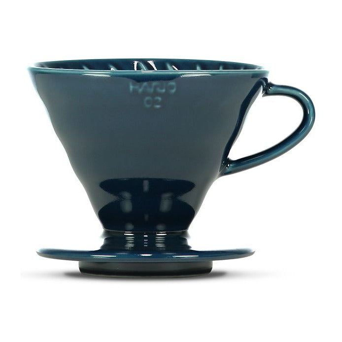 HARIO V60 Filterhalter Porzellan indigo blau