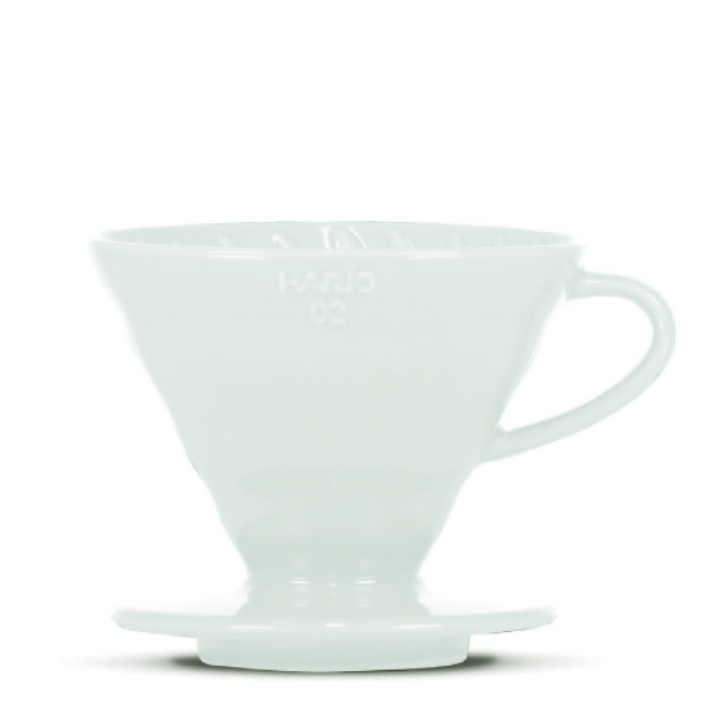 HARIO V60 Filterhalter Porzellan 3-4 Port in Hellblau – Coffee Coaching Club