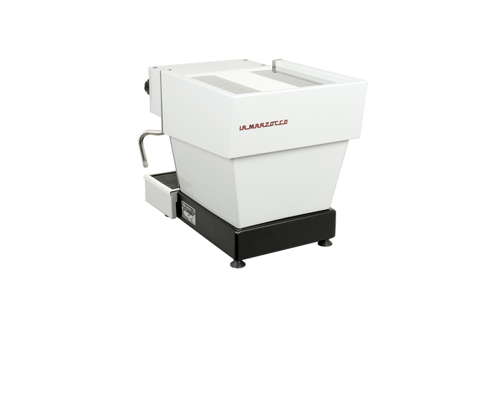 La Marzocco Linea Micra in Weiss – Rückansicht – Coffee Coaching Club