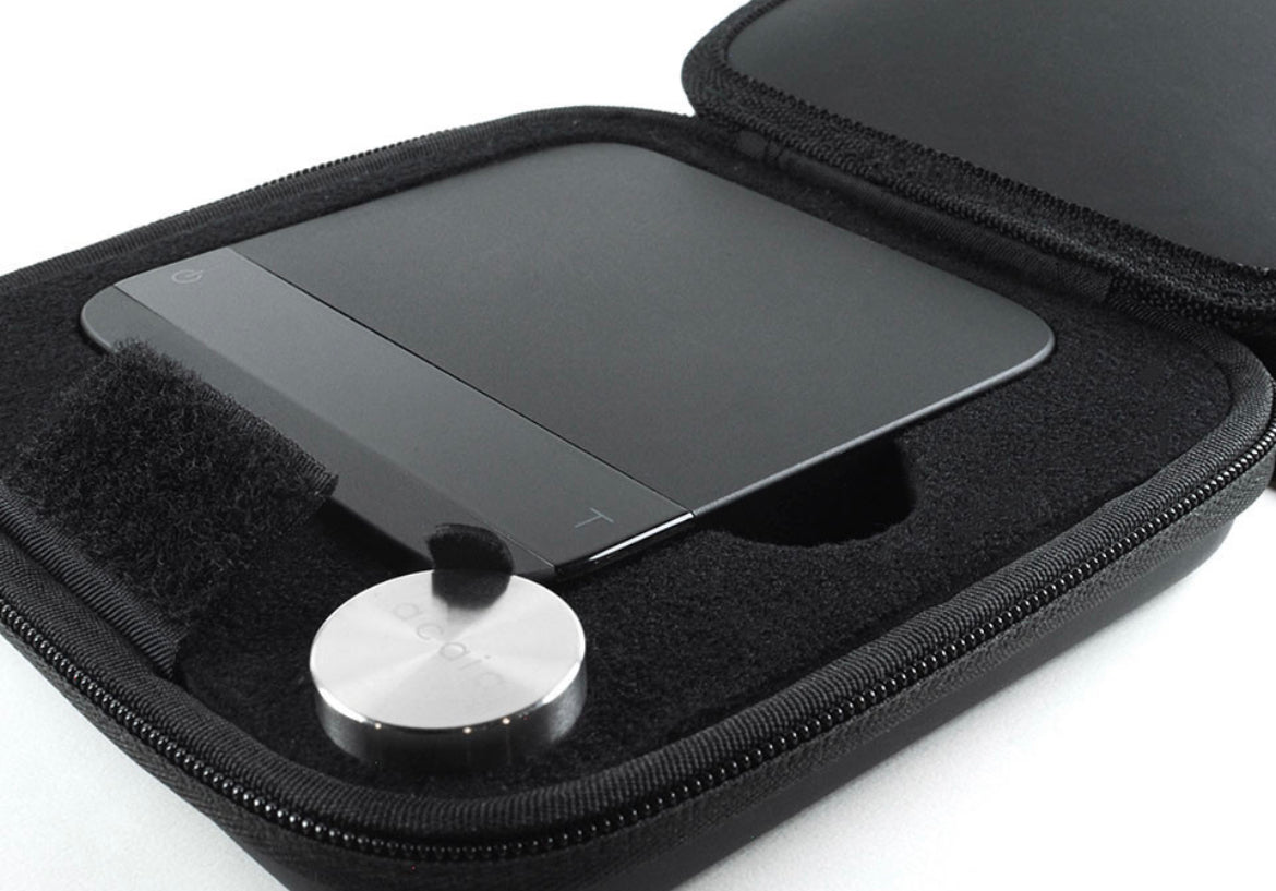 Acaia Lunar Transporthülle mit Innenraum für Waage und Zubehör – Coffee Coaching Club 2
