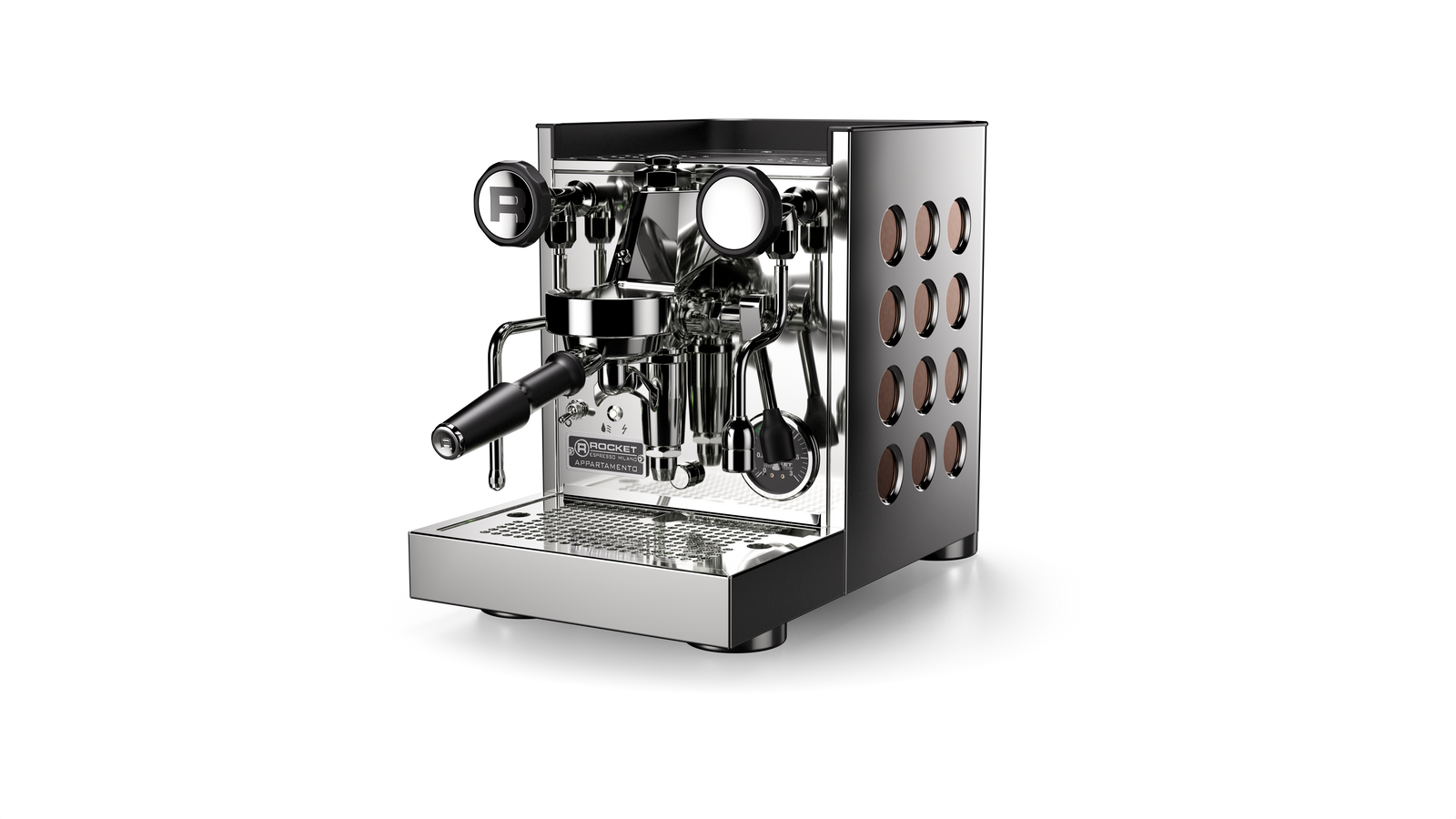Rocket Appartamento TCA Edelstahl Kupfer E61-Brühgruppe – Coffee Coaching Club 2