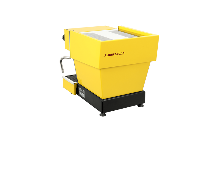 La Marzocco Linea Micra in Gelb – Frontansicht – Coffee Coaching Club
