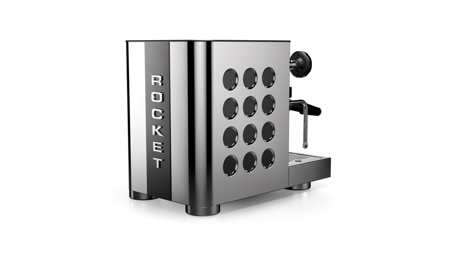 Rocket Appartamento TCA Edelstahl Schwarz Zweikreiser-Espressomaschine – Coffee Coaching Club 1