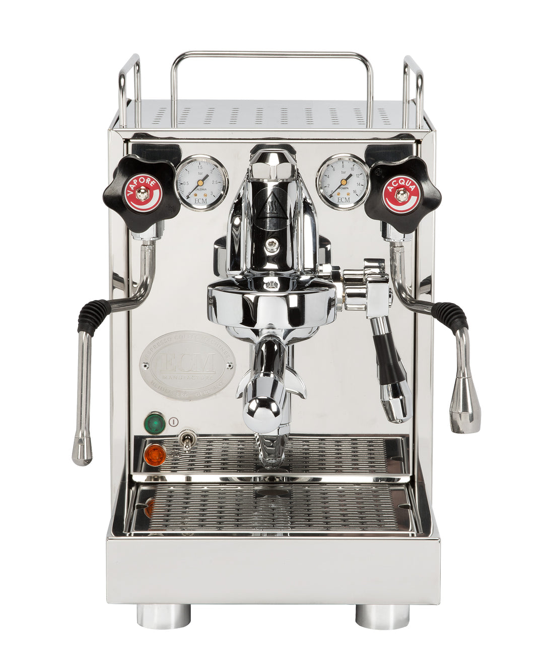 ECM Mechanika VI Slim Zweikreiser – Frontansicht – Coffee Coaching Club 1