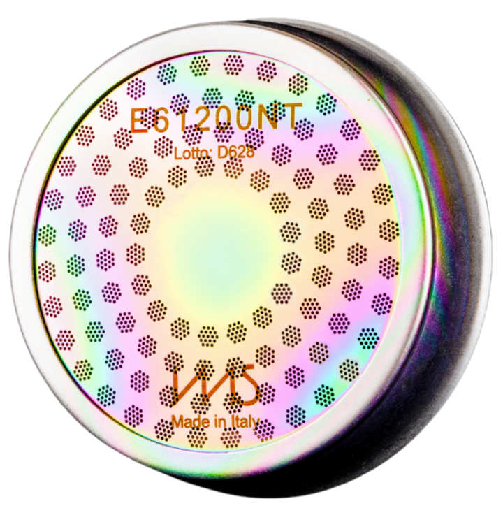 IMS E61 Nanotec Precision Duschsieb E61200NT schräg von oben mit Lochbild – Coffee Coaching Club 5