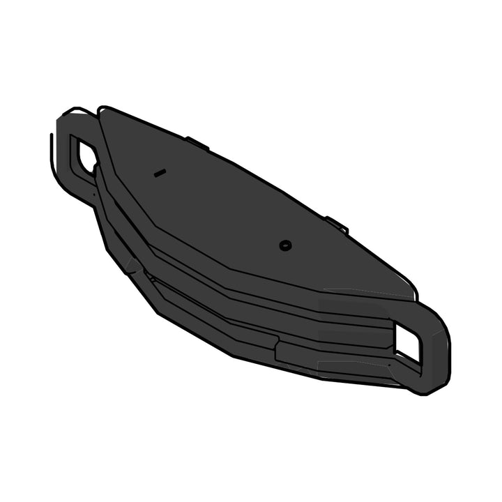 La Marzocco Linea Micra Frontrahmen für den Paddle, schwarz, technische Darstellung (Teil C.2.067)