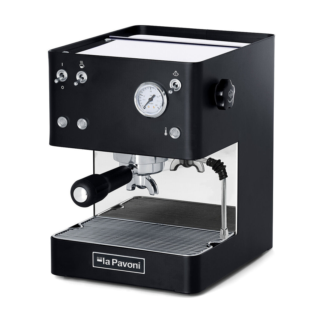La Pavoni Casa Bar Siebtraegermaschine schwarz