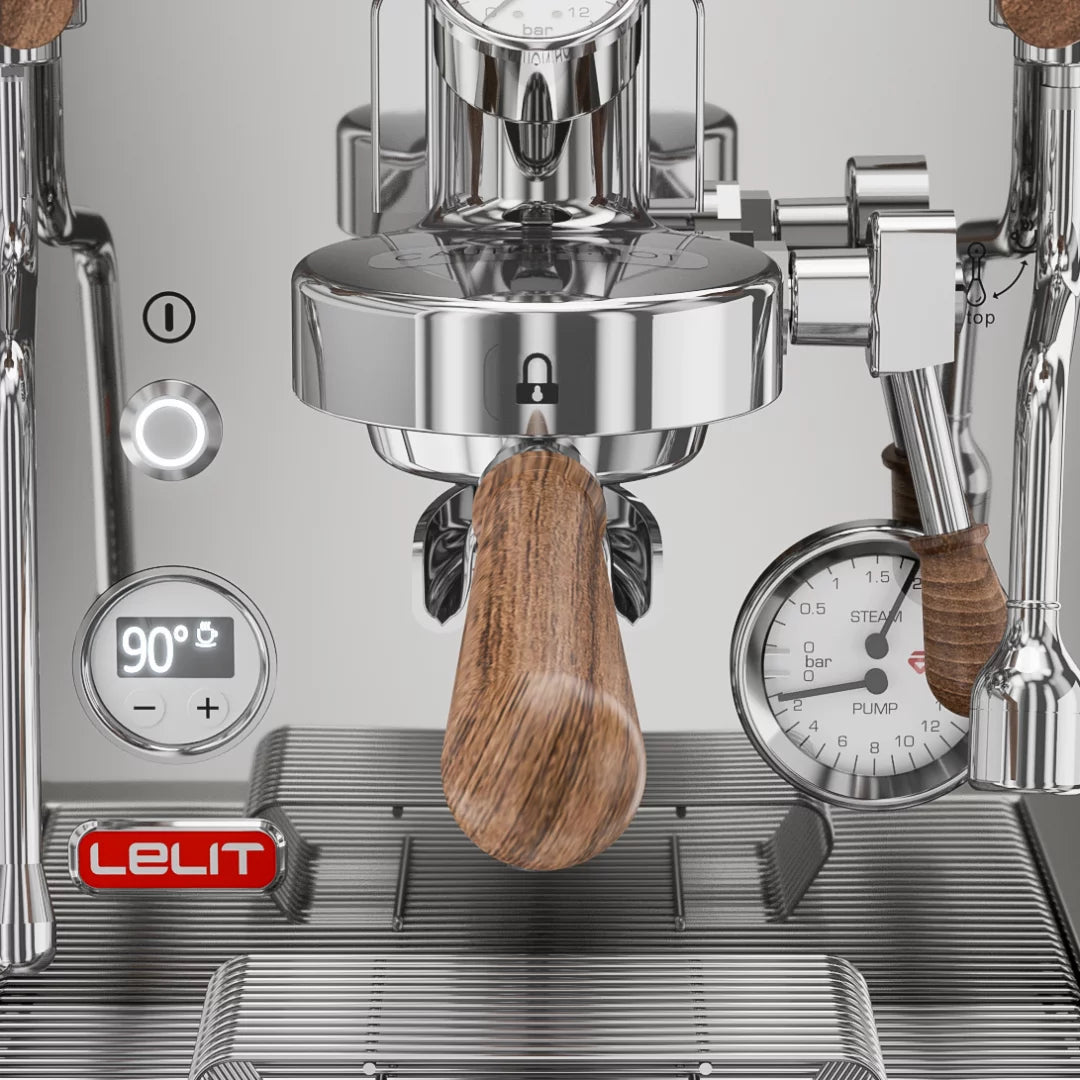 Lelit Bianca V3 Brühgruppe mit Siebträger, LCC-Display und Doppelmanometer – Coffee Coaching Club 6