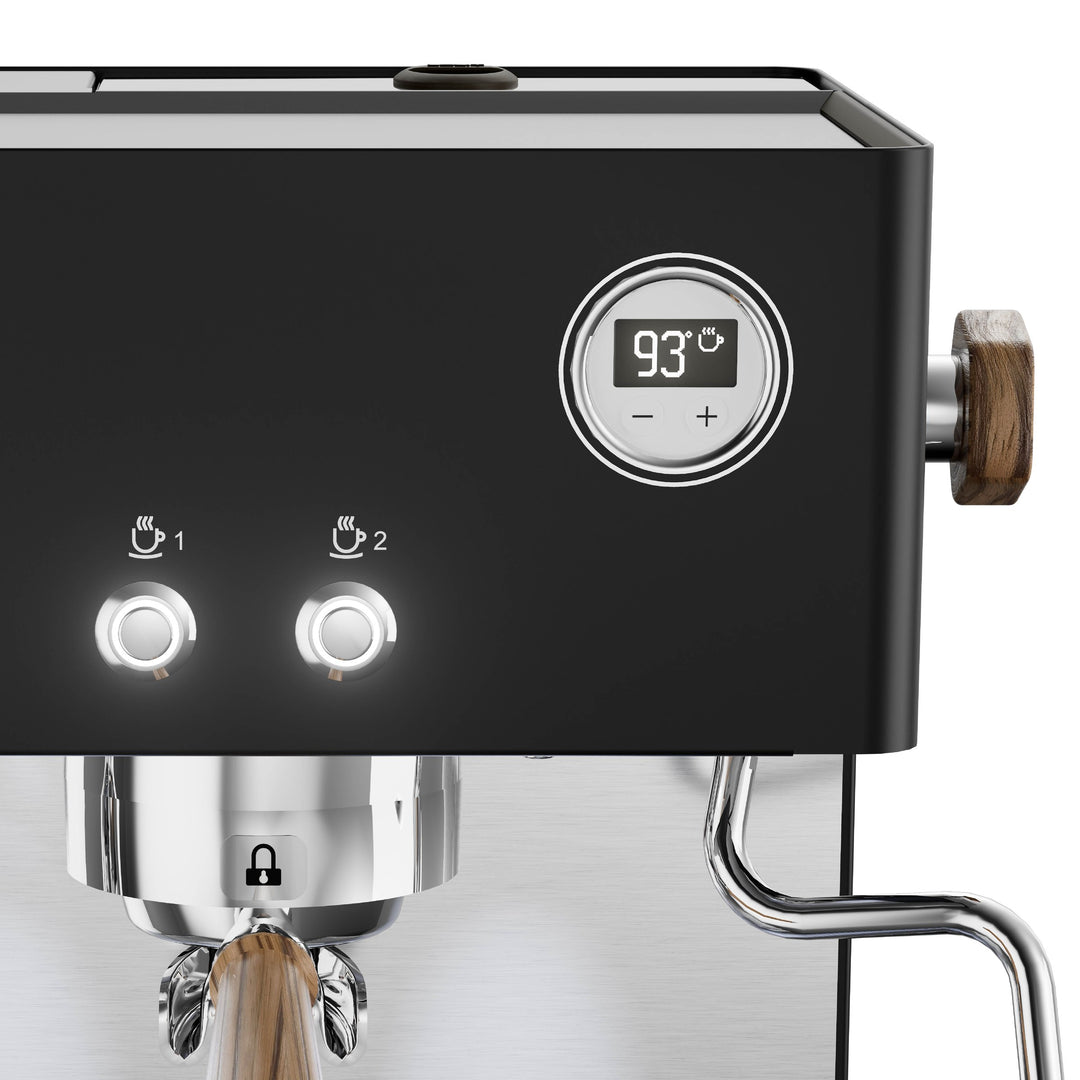 Lelit Elizabeth3 noire, écran OLED et touches café rétroéclairées – Coffee Coaching Club 10