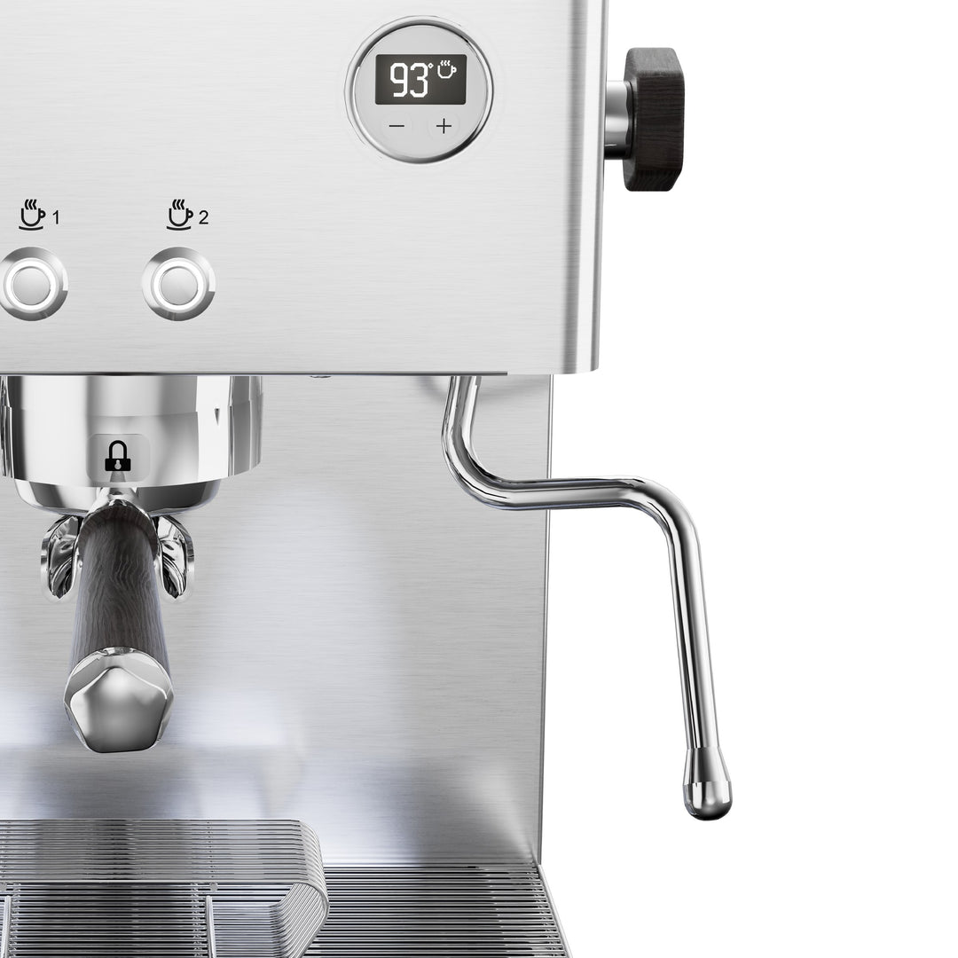 Lelit Elizabeth3 inox brossé, lance vapeur froide au toucher et écran – Coffee Coaching Club 14