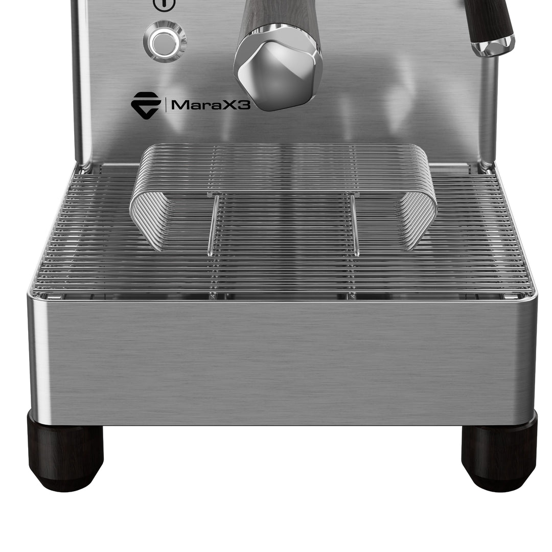 Lelit Mara X3, tabuleiro de pingos com grelha de arame – Coffee Coaching Club 24