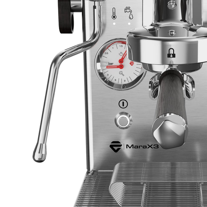 Lelit Mara X3, lanças de vapor e de água quente com manómetro – Coffee Coaching Club 22