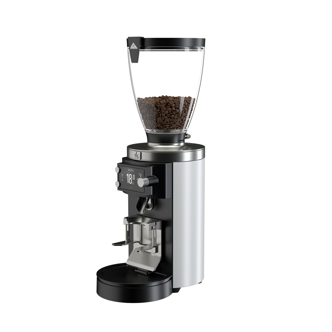 Mahlkönig E65W GbS Weiss mit Bohnenbehälter – Coffee Coaching Club 9