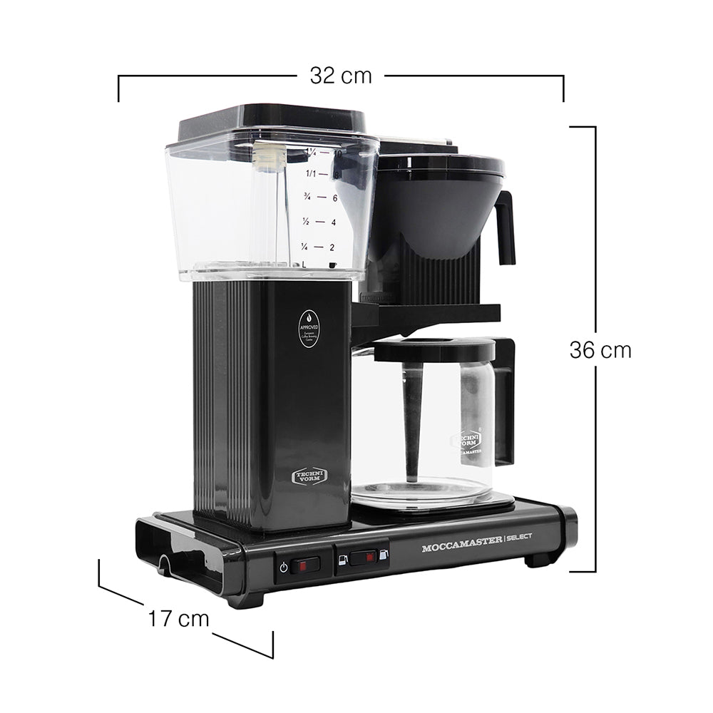 Moccamaster KBG Select Masse 32 × 36 × 17 cm – Coffee Coaching Club 31