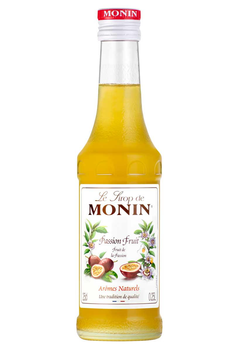 MONIN Sirop Fruit de la Passion, bouteille de 250 ml – Coffee Coaching Club 2