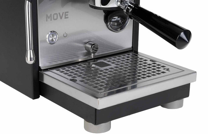 Profitec MOVE 2.0 drip tray with grid in black