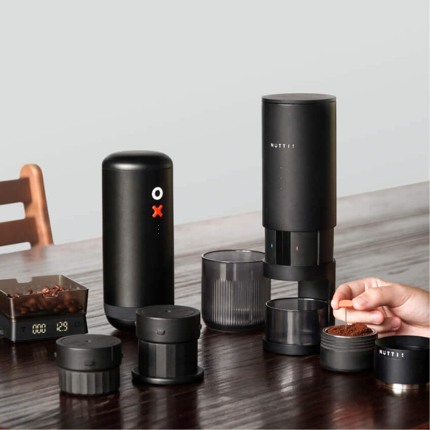 Timemore × Nuttii E-Coffee – Machine à expresso portable avec batterie
