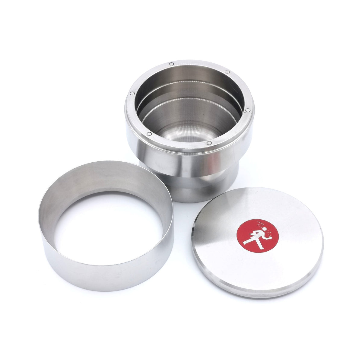 Olympia Express Puck Prep Tool 49 mm für Cremina, Edelstahl mit Logo-Deckel (250601) – Coffee Coaching Club
