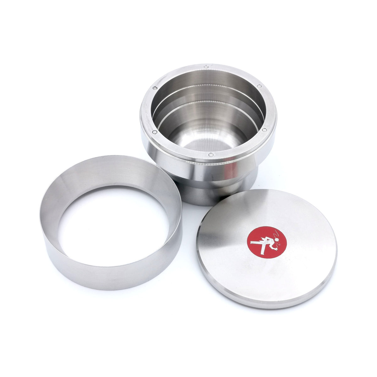 Olympia Express Puck Prep Tool 54 mm für Maximatic, Edelstahl mit Logo-Deckel (380601) – Coffee Coaching Club