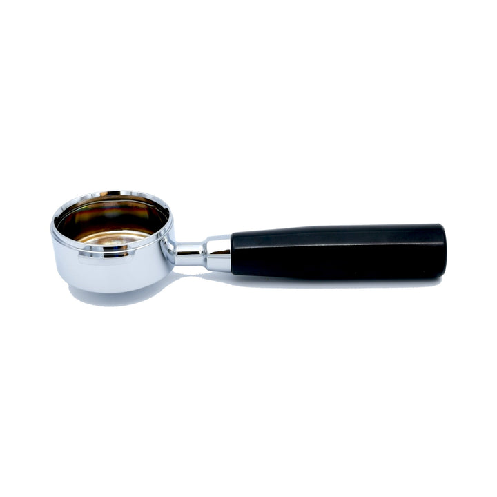 Olympia Express Maximatic Siebträger ohne Ausguss, verchromt mit schwarzem Griff (380401) – Coffee Coaching Club