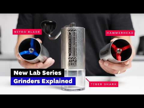 Comandante C40 Lab Series Nitro Blade, Tigershark und Hammerhead im Vergleich – Video – Coffee Coaching Club