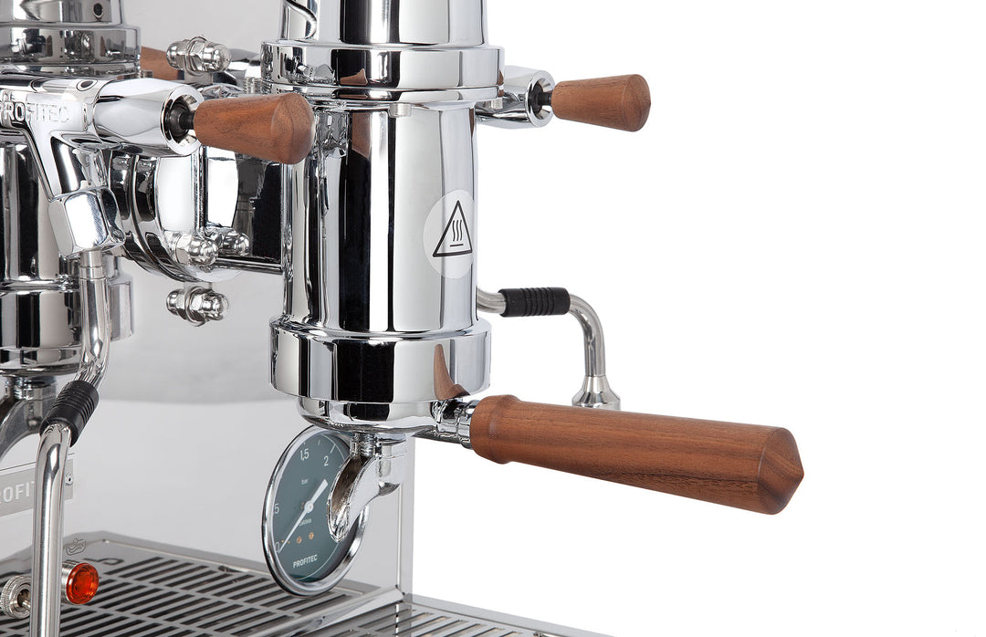 Profitec Pro 800 Handhebelbrühgruppe mit Nussbaum-Griffen – Coffee Coaching Club 6