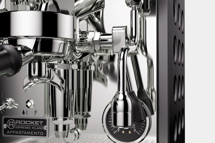 Rocket Appartamento TCA Siebträger, Dampflanze und Manometer im Detail – Coffee Coaching Club 9