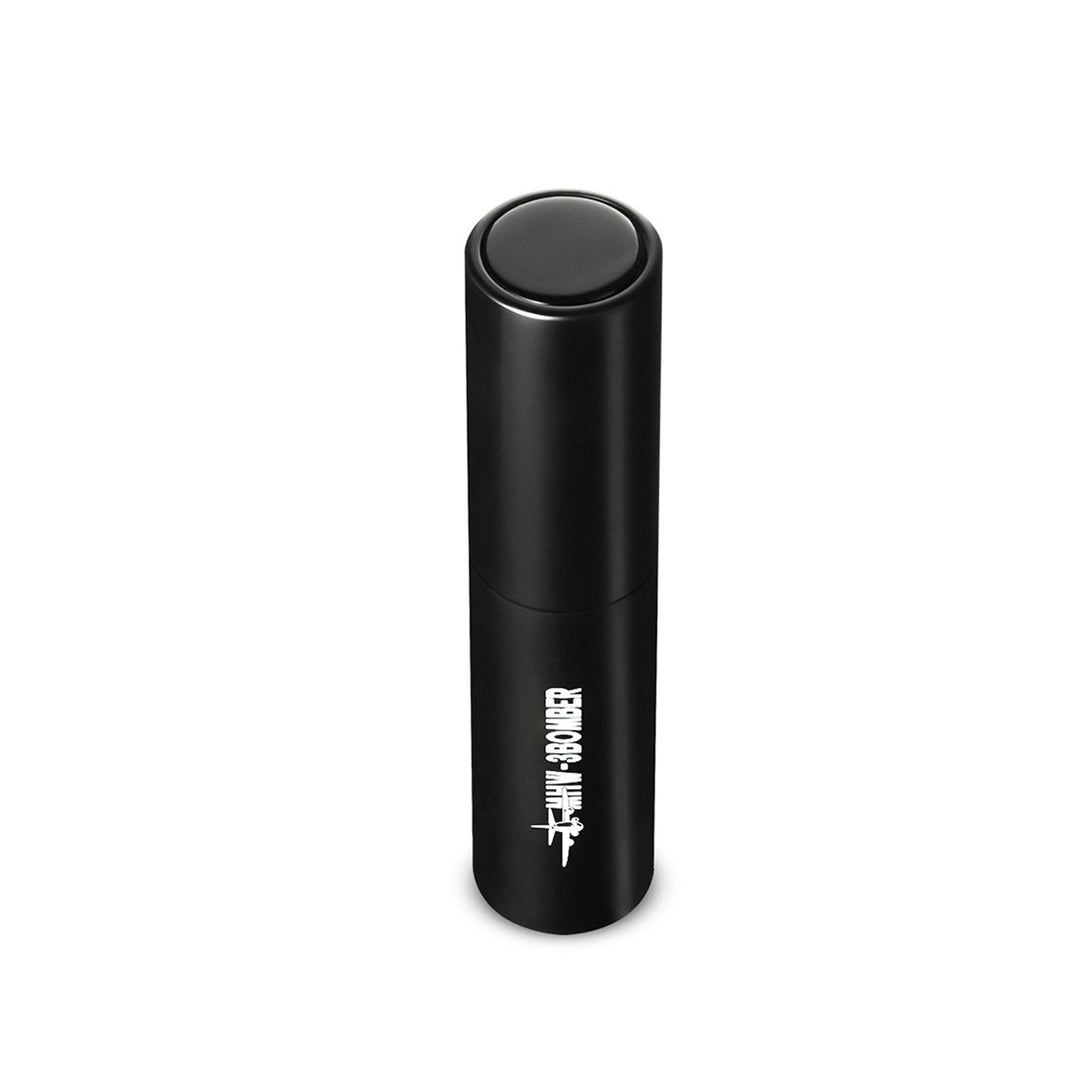 Flacon pulvérisateur RDT MHW-3BOMBER en noir (Black) avec buse encastrée, fermé