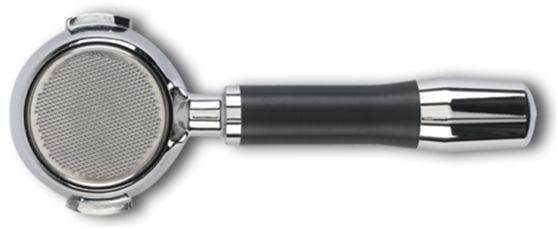 ECM Filterträger Grand Crema bodenlos mit abgewinkeltem Griff