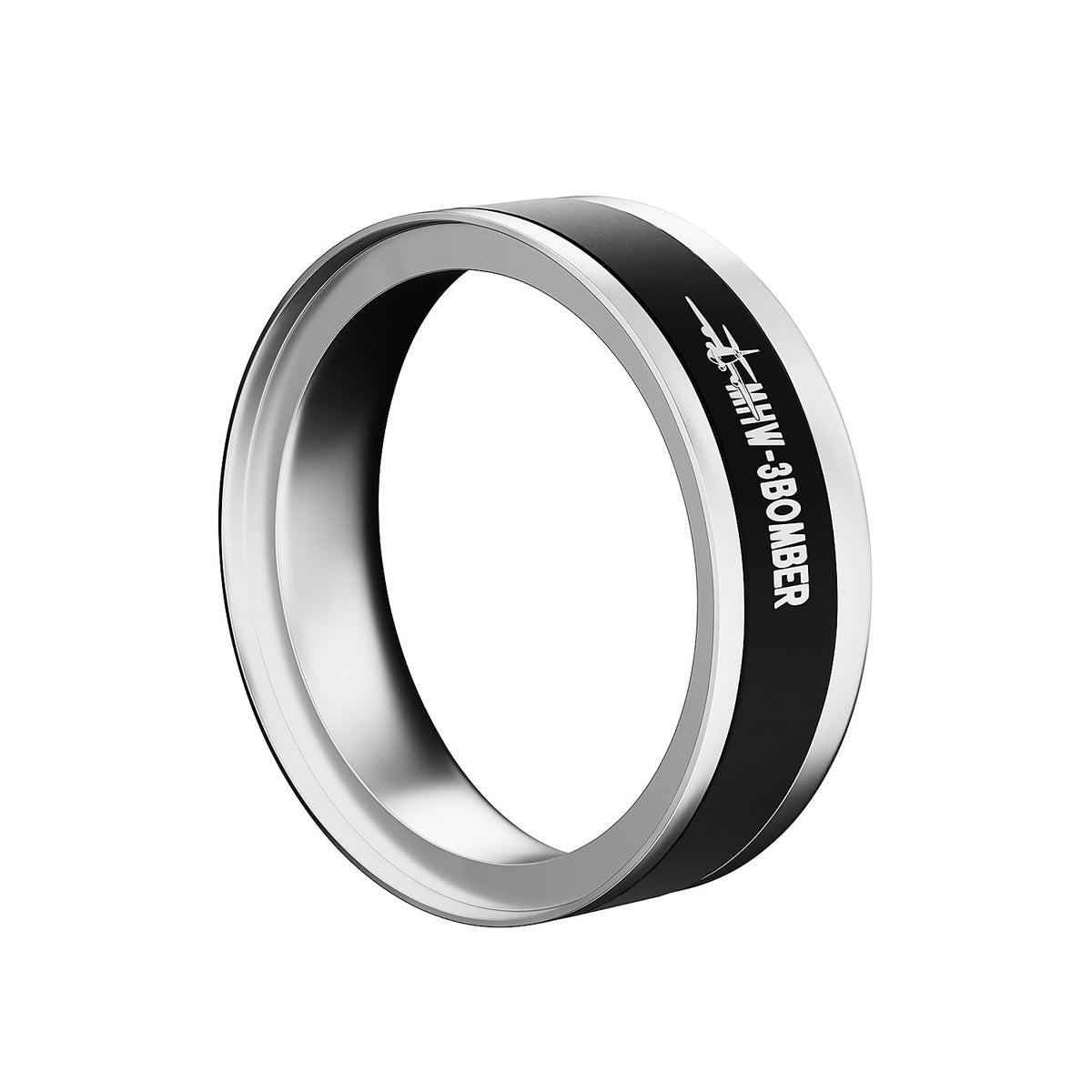 MHW-3BOMBER Magnetic Dosing Ring Yu Series 58.35 mm with black aluminium band