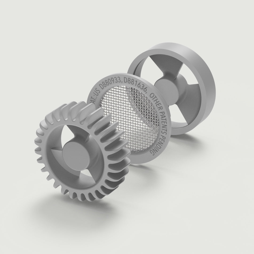Subminimal NanoFoamer GO NanoScreen Kit in Grau: Froth-Impeller, NanoScreen, Mixing Impeller – Coffee Coaching Club 2