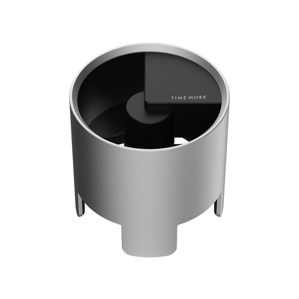 Timemore Autospin WDT Tool argent avec dessus ouvert – Coffee Coaching Club 2